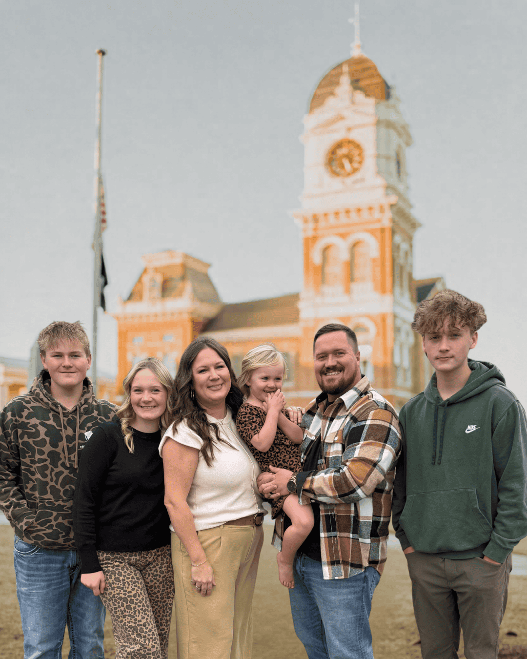 Mark Casto and family in Covington, Georgia