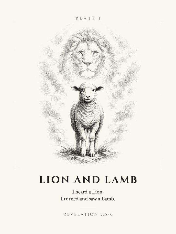 Plate I — Lion and Lamb